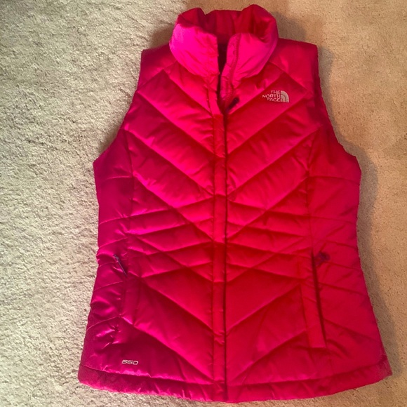 The North Face Jackets & Blazers - North Face magenta vest - barely worn! Perfect holiday gift!